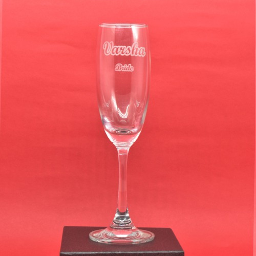 Champagne Glass with Personalize Name | Customised Name Wine Glasses Birthday Anniversary Wedding Gift